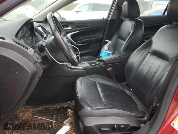 2014 Buick Regal Premium I with VIN 2G4GN5EXXE9222198, listed as a Copart auction lot 52641695 with 109,194 mi miles and Salvage Title. Bid and sale history available at carsss.com. Image 7.