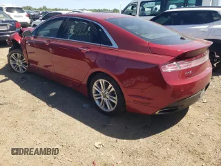 2014 Lincoln MKZ with VIN 3LN6L2G9XER801524, listed as a Copart auction lot 79170554 with Not provided miles and Non repairable. Bid and sale history available at DreamBid. Image 2.