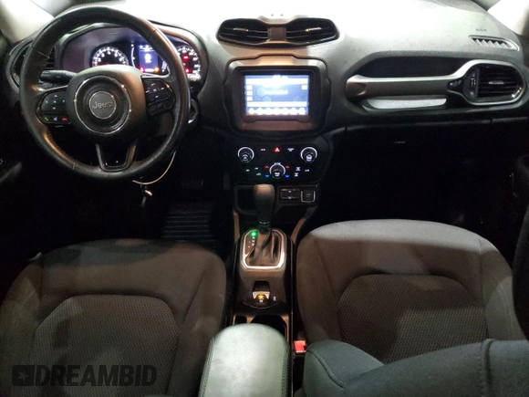 2018 Jeep Renegade Latitude with VIN ZACCJABB2JPH95742, listed as a Copart auction lot 54157855 with 107,300 mi miles and Salvage title. Bid and sale history available at DreamBid. Image 8.