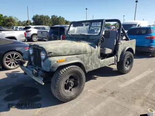 1985 Jeep CJ z VIN 1JCCF87AXFT003034, wystawiony jako Copart lot #75175274 z przebiegiem 15 849 mil mil oraz Szkody całkowita. Historia ofert i sprzedaży dostępna na DreamBid. Obrazek 1.