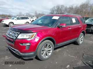 2018 Ford Explorer Limited with VIN 1FM5K8FH4JGA95498, listed as a IAAI auction lot 41949286 with 107,562 mi miles and . Bid and sale history available at carsss.com. Image 2.