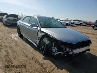 2012 Audi A8 with VIN WAURVAFD8CN018131, listed as a Copart auction lot 54260395 with 98,706 mi miles and Salvage title. Bid and sale history available at DreamBid. Image 13.