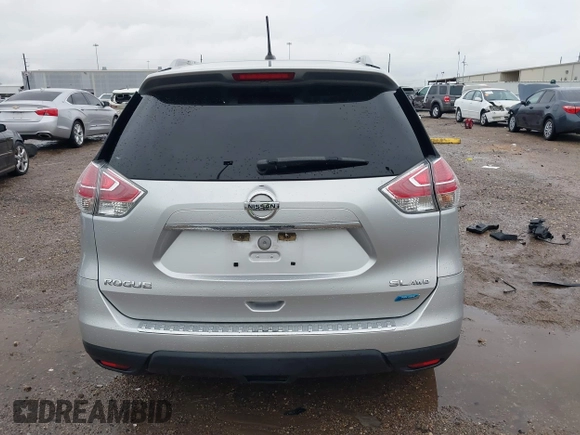 2014 Nissan Rogue SL with VIN 5N1AT2MV9EC766257, listed as a IAAI auction lot 41548179 with 74,628 mi miles. Bid and sale history available at carsss.com. Image 17.