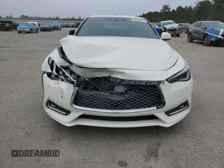 2020 Infiniti Q60 Luxe with VIN JN1EV7EK0LM340405, listed as a Copart auction lot 47387225 with 88,219 mi miles and Salvage title. Bid and sale history available at DreamBid. Image 5.