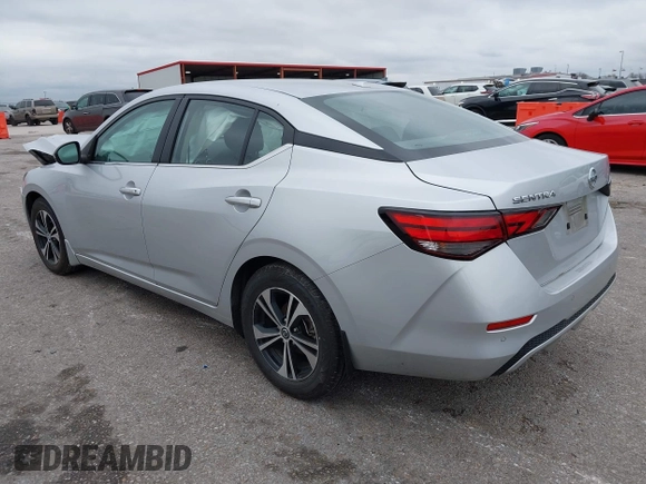 2022 Nissan Sentra SV with VIN 3N1AB8CV2NY295008, listed as a IAAI auction lot 40851544 with 60,991 mi miles and . Bid and sale history available at DreamBid. Image 3.