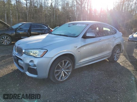 2017 BMW X4 M40i with VIN 5UXXW7C56H0U25620, listed as a Copart auction lot 79774434 with 138,704 mi miles and Clean Title. Bid and sale history available at carsss.com. Image 1.