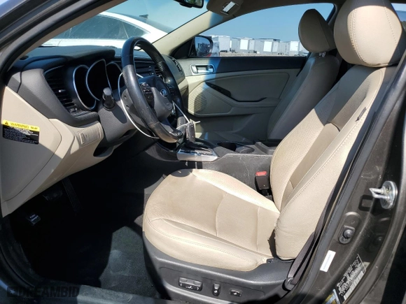 2015 Kia Optima EX with VIN 5XXGN4A7XFG360340, listed as a Copart auction lot 53331375 with 217,331 mi miles and Salvage Title. Bid and sale history available at carsss.com. Image 7.