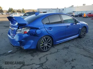 2021 Subaru WRX STI with VIN JF1VA2E68M9822676, listed as a Copart auction lot 86650554 with 30,473 mi miles and Salvage Title. Bid and sale history available at carsss.com. Image 3.