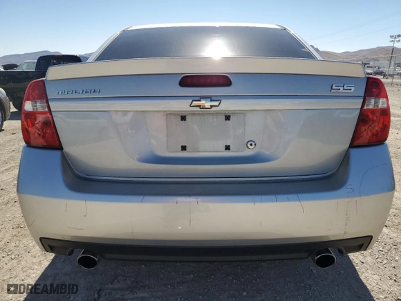 2006 Chevrolet Malibu SS with VIN 1G1ZW53136F234364, listed as a Copart auction lot 60521394 with 66,666 mi miles and Salvage Title. Bid and sale history available at carsss.com. Image 6.