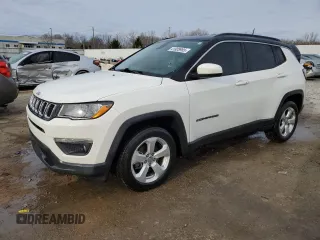2018 Jeep Compass Latitude with VIN 3C4NJCBB4JT241003, listed as a Copart auction lot 41808985 with 101,894 mi miles and Salvage Title. Bid and sale history available at carsss.com. Image 1.