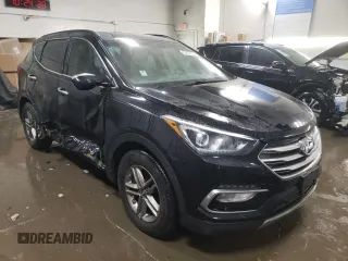 2018 Hyundai Santa Fe 2.4L with VIN 5NMZUDLB6JH081183, listed as a Copart auction lot 83575314 with 145,687 mi miles and Salvage title. Bid and sale history available at DreamBid. Image 4.