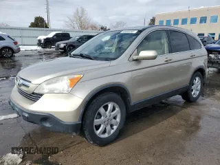 2008 Honda CR-V EX-L with VIN JHLRE48758C045305, listed as a Copart auction lot 45600265 with 122,604 mi miles and Salvage Title. Bid and sale history available at carsss.com. Image 1.