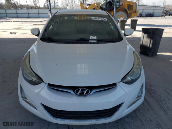 2016 Hyundai Elantra SE with VIN 5NPDH4AE2GH711367, listed as a Copart auction lot 47414175 with 113,698 mi miles and Salvage Title. Bid and sale history available at carsss.com. Image 5.