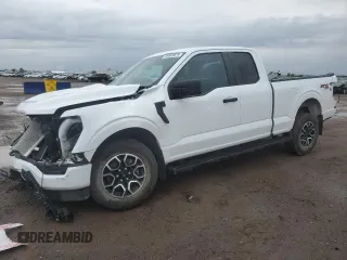 2023 Ford F-150 XL with VIN 1FTEX1EP9PKG19692, listed as a Copart auction lot 55989675 with 26,778 mi miles and Salvage title. Bid and sale history available at DreamBid. Image 1.