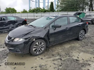 2015 Honda Civic EX z VIN 19XFB2F88FE046558, wystawiony jako Copart lot #58120085 z przebiegiem 74 471 mil mil oraz Szkoda całkowita • Salvage title. Historia ofert i sprzedaży dostępna na DreamBid. Obrazek 1.