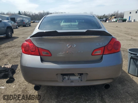 2007 Infiniti G35 with VIN JNKBV61F27M817083, listed as a Copart auction lot 54316065 with 217,079 mi miles and Clean Title. Bid and sale history available at DreamBid. Image 6.