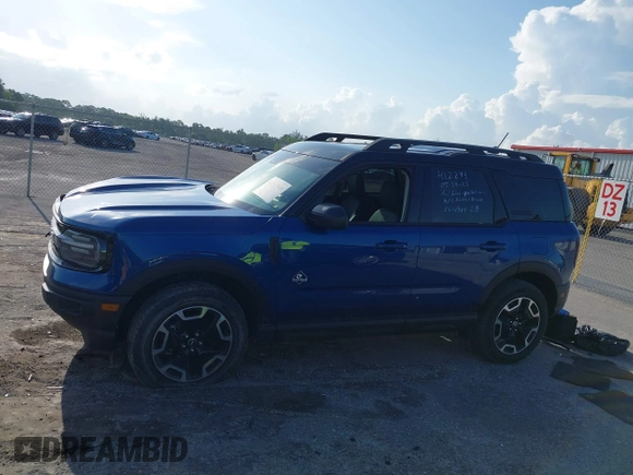 2024 Ford Bronco Sport Outer Banks z VIN 3FMCR9C61RRF36536, wystawiony jako IAAI lot #42363040 z przebiegiem 5 789 mil mil oraz . Historia ofert i sprzedaży dostępna na DreamBid. Obrazek 14.