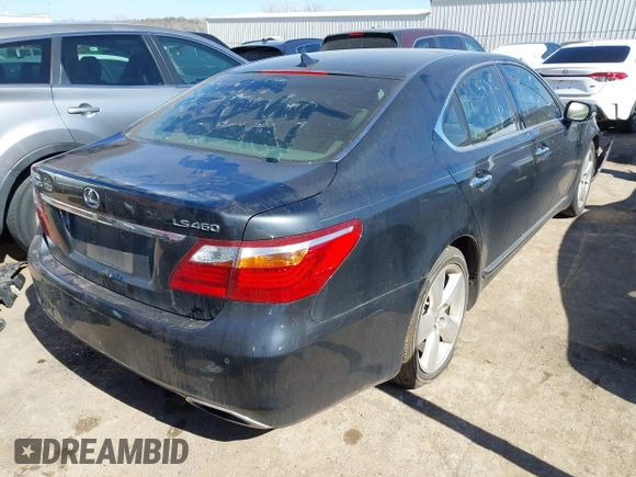 2010 Lexus LS 460 with VIN JTHBL5EF9A5101261, listed as a IAAI auction lot 41695635 with 147,254 mi miles and . Bid and sale history available at DreamBid. Image 4.