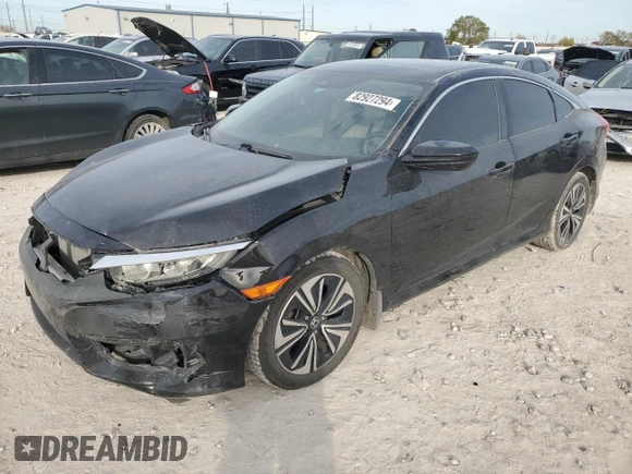 2017 Honda Civic Sedan EX-T with VIN 19XFC1F48HE003328, listed as a Copart auction lot 82927294 with 90,142 mi miles and Salvage Title. Bid and sale history available at carsss.com. Image 1.