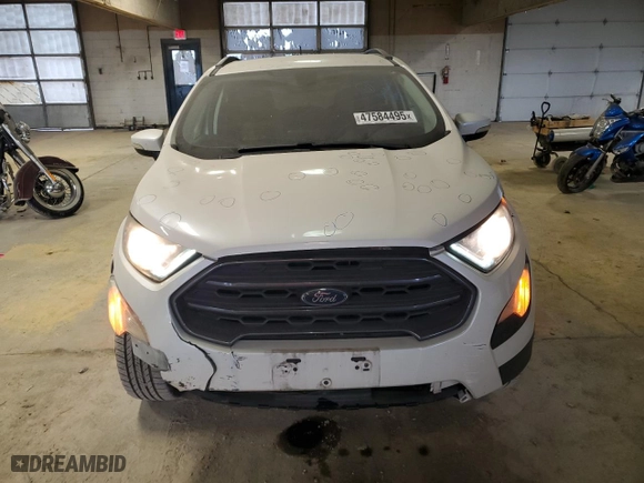 2018 Ford EcoSport SES with VIN MAJ6P1CL1JC202952, listed as a Copart auction lot 47584495 with NaN miles and Salvage Title. Bid and sale history available at carsss.com. Image 5.