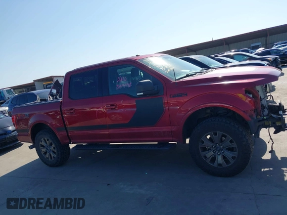 2017 Ford F-150 XL with VIN 1FTEW1EF5HFB09666, listed as a IAAI auction lot 41697476 with 180,676 mi miles. Bid and sale history available at carsss.com. Image 14.