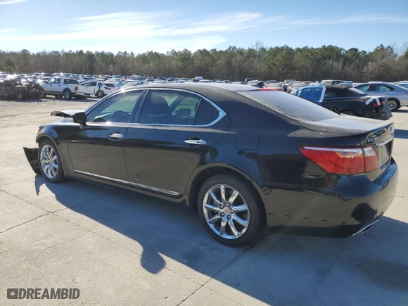 2010 Lexus LS 460 L with VIN JTHDL5EF0A5001705, listed as a Copart auction lot 87036624 with NaN miles and Salvage Title. Bid and sale history available at carsss.com. Image 2.