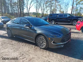 2023 Hyundai Sonata Hybrid Limited with VIN KMHL54JJXPA072966, listed as a IAAI auction lot 41040478 with 7,025 mi miles. Bid and sale history available at carsss.com. Image 1.
