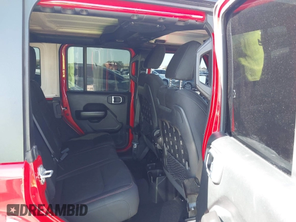 2020 Jeep Wrangler Unlimited Rubicon with VIN 1C4HJXFG2LW214874, listed as a IAAI auction lot 41679397 with 66,294 mi miles and . Bid and sale history available at DreamBid. Image 8.