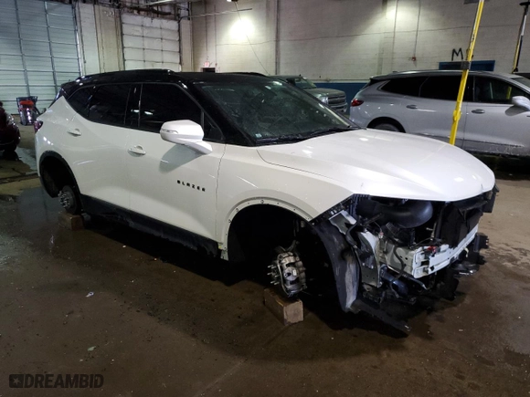 2022 Chevrolet Blazer RS with VIN 3GNKBERS8NS223740, listed as a Copart auction lot 45406235 with 20,410 mi miles and Non Repairable. Bid and sale history available at carsss.com. Image 4.