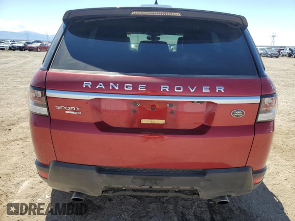 2017 Land Rover Range Rover Sport HSE with VIN SALWR2FV9HA677335, listed as a Copart auction lot 55088705 with 124,453 mi miles and Salvage Title. Bid and sale history available at DreamBid. Image 6.