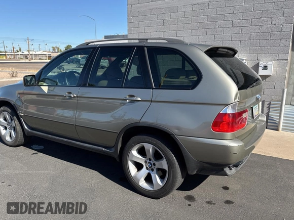 2005 BMW X5 4.4i with VIN 5UXFB53545LV11448, listed as a Copart auction lot 80534474 with 88,374 mi miles and Clean Title. Bid and sale history available at carsss.com. Image 3.