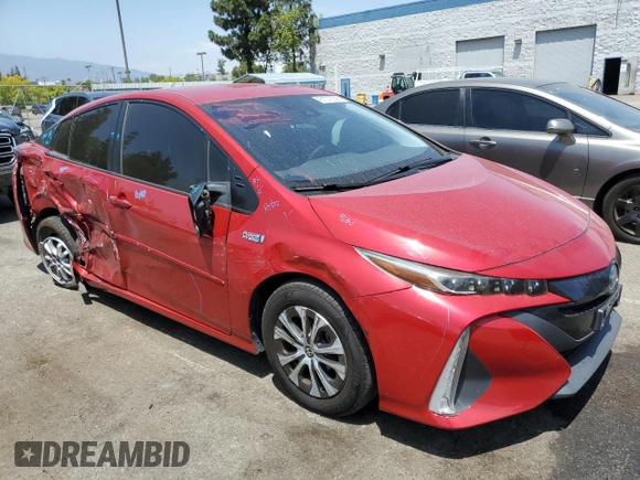 2022 Toyota Prius LE with VIN JTDKAMFPXN3205946, listed as a Copart auction lot 61076595 with 63,492 mi miles and Salvage title. Bid and sale history available at DreamBid. Image 4.