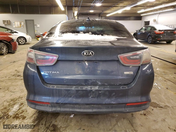 2014 Kia Optima Hybrid LX with VIN KNAGM4AD0E5071248, listed as a Copart auction lot 45597215 with NaN miles and Salvage Title. Bid and sale history available at carsss.com. Image 6.