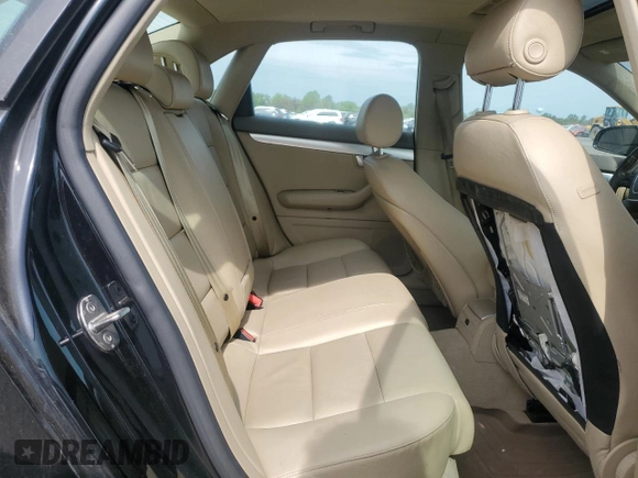 2008 Audi A4 2.0T with VIN WAUDF78E48A021736, listed as a Copart auction lot 54341175 with 184,165 mi miles and Clean Title. Bid and sale history available at carsss.com. Image 10.