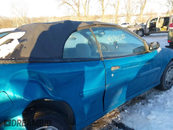 1996 Chevrolet Cavalier with VIN 4G1JF3249TB102725, listed as a IAAI auction lot 41355122 with 168,872 mi miles and . Bid and sale history available at DreamBid. Image 13.