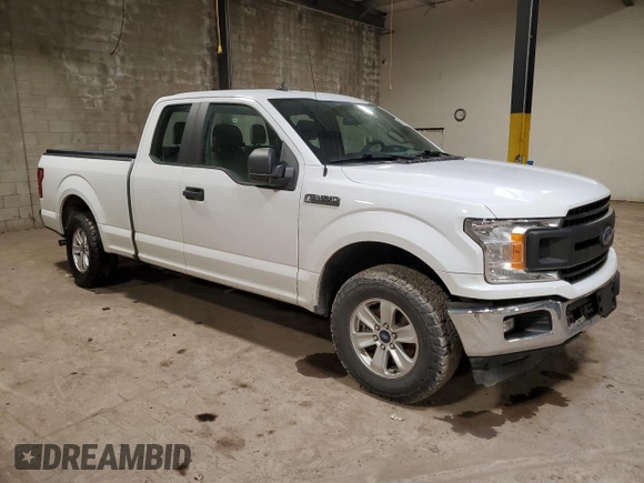 2020 Ford F-150 XL with VIN 1FTEX1CB7LFB69499, listed as a Copart auction lot 46539975 with 96,585 mi miles and Clean Title. Bid and sale history available at DreamBid. Image 4.