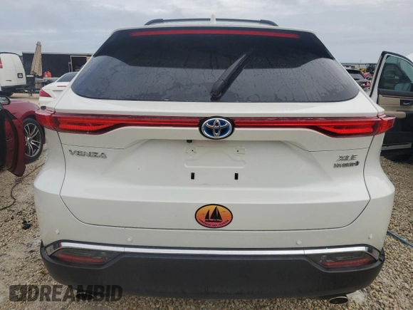 2022 Toyota Venza LE with VIN JTEAAAAH6NJ112763, listed as a Copart auction lot 73924834 with 0 mi miles and Non Repairable. Bid and sale history available at carsss.com. Image 6.