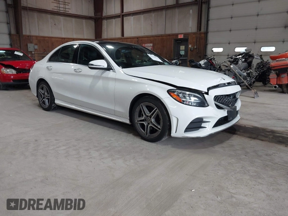 2021 Mercedes-Benz C 300 z VIN W1KWF8EB4MR633044, wystawiony jako IAAI lot #42360676 z przebiegiem 109 484 mil mil oraz . Historia ofert i sprzedaży dostępna na DreamBid. Obrazek 1.