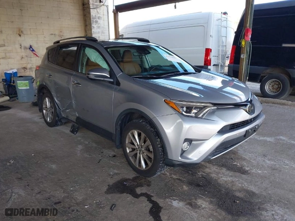 2018 Toyota RAV4 Limited with VIN 2T3DFREV4JW709049, listed as a IAAI auction lot 41596609 with 50,860 mi miles. Bid and sale history available at carsss.com. Image 1.