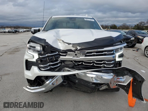 2023 Chevrolet Silverado 1500 LTZ with VIN 1GCUDGED6PZ107151, listed as a Copart auction lot 85771374 with 12,879 mi miles and Salvage Title. Bid and sale history available at carsss.com. Image 5.