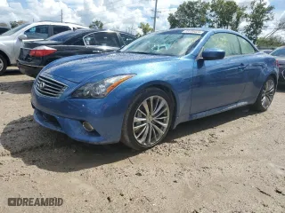 2012 Infiniti G37 Convertible with VIN JN1CV6FE9CM202582, listed as a Copart auction lot 73700424 with 0 mi miles and Salvage Title. Bid and sale history available at carsss.com. Image 1.
