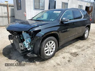 2019 Chevrolet Traverse LT z VIN 1GNERHKW9KJ173404, wystawiony jako Copart lot #58532605 z przebiegiem 105 730 mil mil oraz Szkoda całkowita • Salvage title. Historia ofert i sprzedaży dostępna na DreamBid. Obrazek 1.