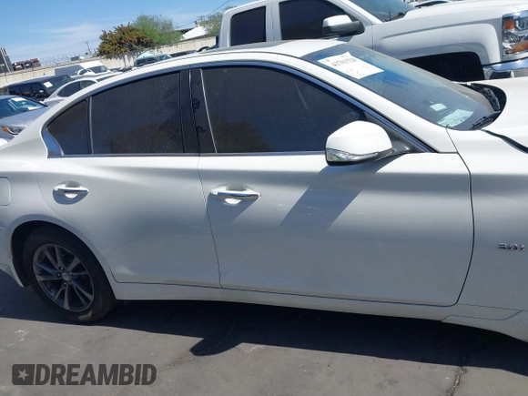 2017 Infiniti Q50 Signature Edition with VIN JN1EV7AP6HM743944, listed as a IAAI auction lot 41701528 with 73,747 mi miles and . Bid and sale history available at DreamBid. Image 13.