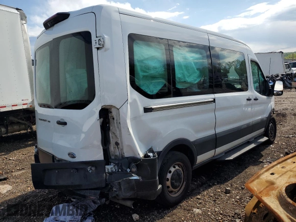 2020 Ford Transit Passenger XL z VIN 1FBAX2C87LKA12379, wystawiony jako Copart lot #53063395 z przebiegiem 341 308 mil mil oraz Szkoda całkowita • Salvage title. Historia ofert i sprzedaży dostępna na DreamBid. Obrazek 3.