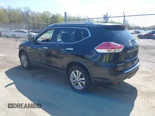 2016 Nissan Rogue SV with VIN KNMAT2MV6GP634539, listed as a IAAI auction lot 41987397 with 108,170 mi miles. Bid and sale history available at carsss.com. Image 3.