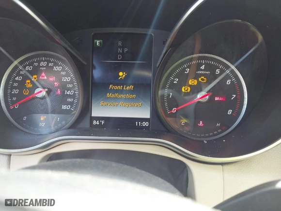 2018 Mercedes-Benz C-Class C 300 with VIN WDDWF4KBXJR404246, listed as a IAAI auction lot 42032191 with 1 mi miles. Bid and sale history available at carsss.com. Image 7.