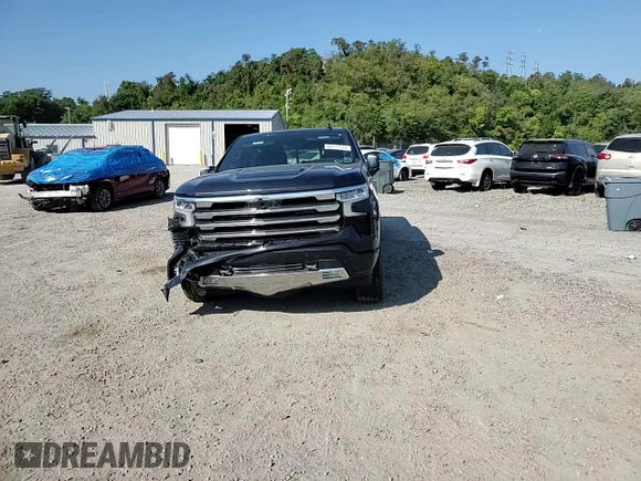 2024 Chevrolet Silverado 1500 High Country with VIN 1GCUDJEL6RZ126841, listed as a Copart auction lot 68717724 with 8,689 mi miles and Salvage Title. Bid and sale history available at DreamBid. Image 10.