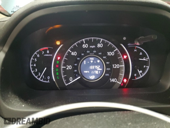 2015 Honda CR-V EX-L with VIN 5J6RM4H71FL004533, listed as a Copart auction lot 87216834 with 133,752 mi miles and Salvage Title. Bid and sale history available at carsss.com. Image 9.