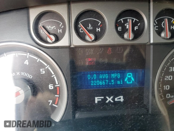 2010 Ford F-150 XL z VIN 1FTFW1EV2AFC00699, wystawiony jako Copart lot #60511295 z przebiegiem 220 667 mil mil oraz Czysty tytuł • Clean title. Historia ofert i sprzedaży dostępna na DreamBid. Obrazek 9.