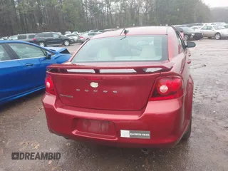 2014 Dodge Avenger SE with VIN 1C3CDZAG3EN218899, listed as a IAAI auction lot 41569599 with 158,474 mi miles. Bid and sale history available at carsss.com. Image 15.